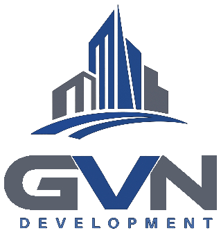 GVN Development logo — navy and blue building mark above the GVN Development wordmark